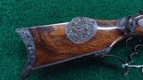 VERY FINE AUSTRIAN REVERSE ACTION PERCUSSION RIFLE BY BARTUSCH - 23 of 25