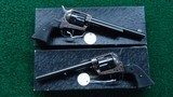 1957 MFD CONSECUTIVE PAIR OF 2ND GEN COLT SA REVOLVERS IN 45 CAL - 16 of 18