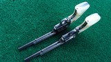 VERY NICE EARLY 2ND GEN PAIR OF COLT SINGLE ACTIONS 357 MAG - 4 of 19
