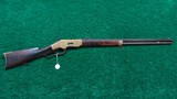 WINCHESTER MODEL 1866 DELUXE ENGRAVED EXHIBITION SPORTING RIFLE CAL 44 RF - 22 of 22