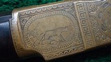 WINCHESTER MODEL 1866 DELUXE ENGRAVED EXHIBITION SPORTING RIFLE CAL 44 RF - 10 of 22