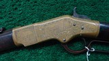 WINCHESTER MODEL 1866 DELUXE ENGRAVED EXHIBITION SPORTING RIFLE CAL 44 RF - 2 of 22