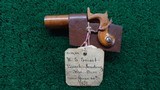 *Sale Pending* - VERY ATTRACTIVE WOODEN PATENT APPLICATION MODEL OF A W.S. SMOOT BREECH LOADING FIREARM - 5 of 8