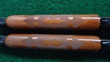REMINGTON MODEL 1100 MATCHED PAIR No. 3710 SHOTGUNS IN .410 & 28 Ga. - 9 of 20