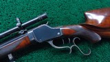 DLX WINCHESTER MODEL 1885 LAUDENSACK H.W. T.D. FRAME CAL 22 SHORT - 2 of 23