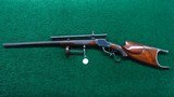 DLX WINCHESTER MODEL 1885 LAUDENSACK H.W. T.D. FRAME CAL 22 SHORT - 22 of 23