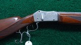*Sale Pending* ENGRAVED MARTINI ACTION RIFLE - 1 of 20