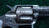 DELUXE EXHIBITION GRADE ELABORATELY ENGRAVED COLT NEWLINE CAL 41 REVOLVER - 6 of 12