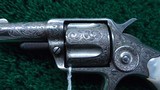 DELUXE EXHIBITION GRADE ELABORATELY ENGRAVED COLT NEWLINE CAL 41 REVOLVER - 7 of 12