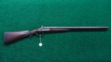ENGLISH DOUBLE BARREL PERCUSSION RIFLE ABOUT 50 CALIBER - 25 of 25