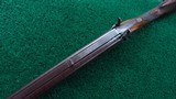 ENGLISH DOUBLE BARREL PERCUSSION RIFLE ABOUT 50 CALIBER - 4 of 25