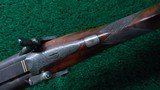 ENGLISH DOUBLE BARREL PERCUSSION RIFLE ABOUT 50 CALIBER - 13 of 25