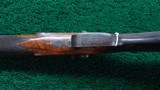 ENGLISH DOUBLE BARREL PERCUSSION RIFLE ABOUT 50 CALIBER - 12 of 25