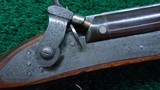 ENGLISH DOUBLE BARREL PERCUSSION RIFLE ABOUT 50 CALIBER - 9 of 25