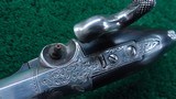 CASED J. HAFNER PERCUSSION HAMMER PISTOL - 14 of 17