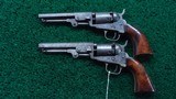 EXTREMELY RARE PAIR OF ENGRAVED CASED CONSECUTIVE SERIAL NUMBERED MODEL 49 COLT POCKET REVOLVERS - 2 of 19