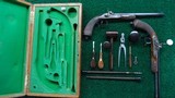 A VERY NICE CASED SET OF FRENCH PERCUSSION TARGET PISTOLS - 16 of 17
