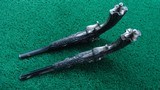 *Sale Pending* - CASED PAIR OF EXHIBITION PERCUSSION SINGLE SHOT PISTOLS - 4 of 21