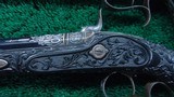 *Sale Pending* - CASED PAIR OF EXHIBITION PERCUSSION SINGLE SHOT PISTOLS - 8 of 21
