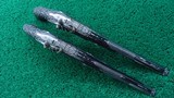 *Sale Pending* - CASED PAIR OF EXHIBITION PERCUSSION SINGLE SHOT PISTOLS - 3 of 21