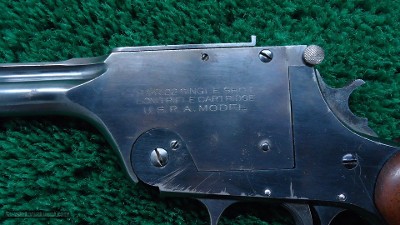 HARRINGTON & RICHARDSON U.S.R.A. SINGLE SHOT TARGET PISTOL - Image 6 of 12