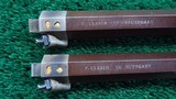 CASED PAIR OF DELUXE PERCUSSION PISTOLS BY FRANZ ULRICH - 20 of 25