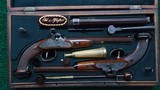 CASED PAIR OF DELUXE PERCUSSION PISTOLS BY FRANZ ULRICH - 23 of 25