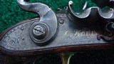 *Sale Pending* - 1826 PRESENTATION C. KORBER DOUBLE BARREL FLINTLOCK SHOTGUN - 10 of 22