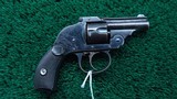 HARRINGTON & RICHARDSON BICYCLEHAMMERLESS 2nd MODEL SMALL FRAME REVOLVER IN 32 S&W - 1 of 10