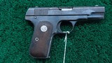 *Sale Pending* - COLT MODEL 1908 HAMMERLESS PISTOL IN 380 ACP - 1 of 13