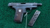 *Sale Pending* - COLT MODEL 1908 HAMMERLESS PISTOL IN 380 ACP - 6 of 13