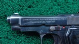 BERETTA MODEL 1934 PISTOL IN 380 ACP - 8 of 9