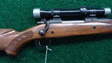 VERY RARE WINCHESTER MODEL 70 WITH 64/65 VARIATION CALIBER 375 H&H
