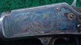 BEAUTIFUL DELUXE ENGRAVED MARLIN 1889 RIFLE IN 38W - 8 of 21