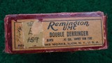 REMINGTON MODEL 95 DOUBLE DERRINGER IN .41 RF WITH ORIGINAL BOX - 8 of 12