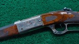 FACTORY ENGRAVED SAVAGE MODEL 95 RIFLE - 2 of 21