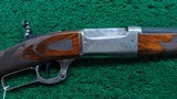 FACTORY ENGRAVED SAVAGE MODEL 95 RIFLE