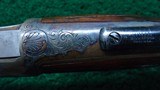 FACTORY ENGRAVED SAVAGE MODEL 95 RIFLE - 10 of 21