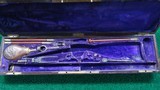 CASED BEAUTIFUL FRENCH PERCUSSION DOUBLE SHOTGUN BY LOUIS MALHERBE - 24 of 25