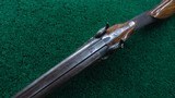CASED BEAUTIFUL FRENCH PERCUSSION DOUBLE SHOTGUN BY LOUIS MALHERBE - 3 of 25