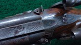 CASED BEAUTIFUL FRENCH PERCUSSION DOUBLE SHOTGUN BY LOUIS MALHERBE - 14 of 25