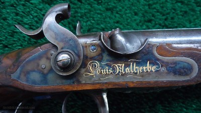 CASED BEAUTIFUL FRENCH PERCUSSION DOUBLE SHOTGUN BY LOUIS MALHERBE - Image 9 of 25