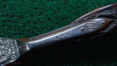 CASED BEAUTIFUL FRENCH PERCUSSION DOUBLE SHOTGUN BY LOUIS MALHERBE - Image 15 of 25