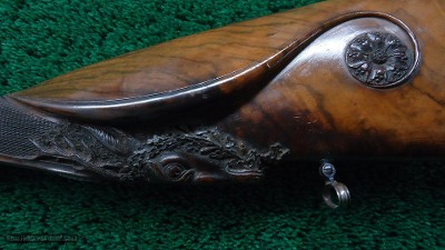 CASED BEAUTIFUL FRENCH PERCUSSION DOUBLE SHOTGUN BY LOUIS MALHERBE - Image 17 of 25