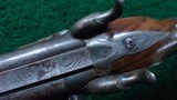 CASED BEAUTIFUL FRENCH PERCUSSION DOUBLE SHOTGUN BY LOUIS MALHERBE - 12 of 25