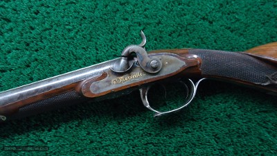 CASED BEAUTIFUL FRENCH PERCUSSION DOUBLE SHOTGUN BY LOUIS MALHERBE - Image 2 of 25