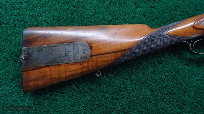BEAUTIFUL CASED PERCUSSION DOUBLE BARREL CAPE GUN BY JOSEPH BOURNE - Image 21 of 25