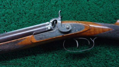 BEAUTIFUL CASED PERCUSSION DOUBLE BARREL CAPE GUN BY JOSEPH BOURNE - Image 2 of 25