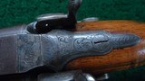 BEAUTIFUL CASED PERCUSSION DOUBLE BARREL CAPE GUN BY JOSEPH BOURNE - 11 of 25