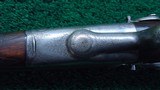 *Sale Pending* - CASED HOLLAND & HOLLAND DBL BARREL HAMMER RIFLE IN CAL 450 - 13 of 25